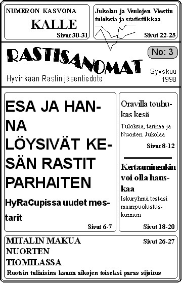 Rasa 1-98 Kansi